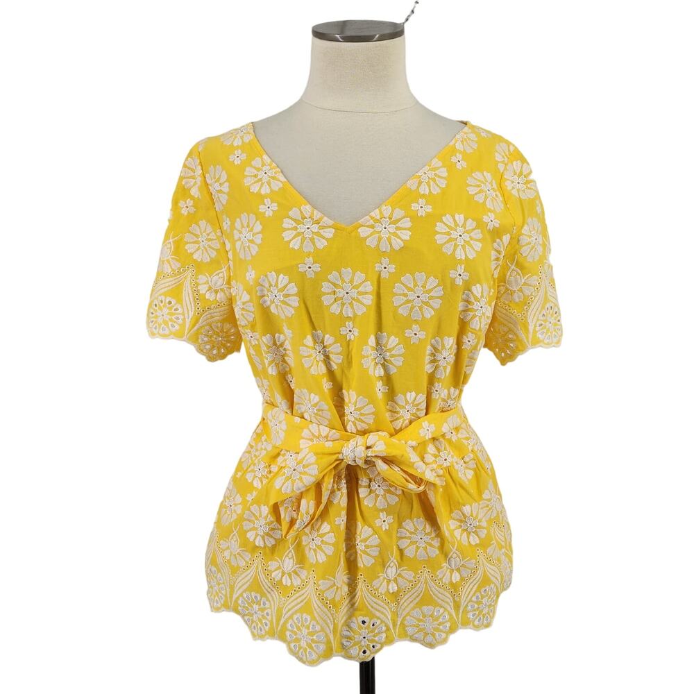 Talbots Top Womens 14 Cottagecore Boho Cottagecore Dopamine Soft Girl Colorful